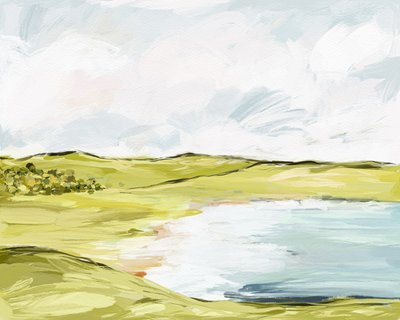The Porterfields, ca. 2021 (blandede medier) af Leah Straatsma
