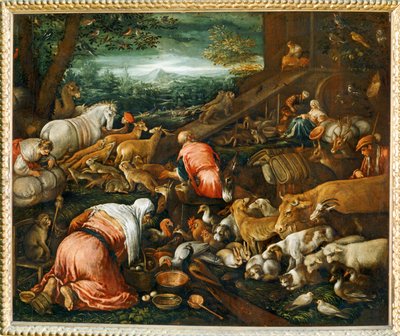 Dyr, der går ind i Noas ark - Dyr, der går ind i Noas ark ... af Leandro da Ponte Bassano