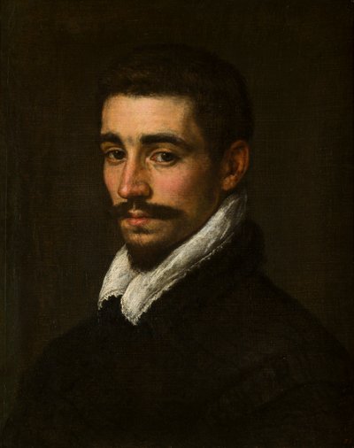 Portræt af en ukendt skægget mand, ca. 1577-1622 (olie på lærred) af Leandro da Ponte Bassano