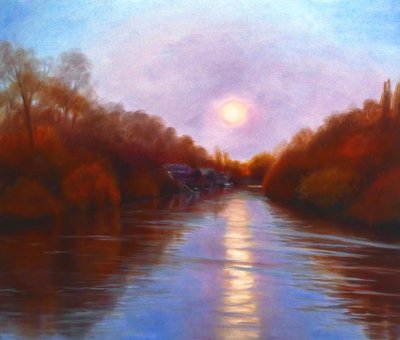 Eel Pie Island Reflections, 2023 af Lee Campbell