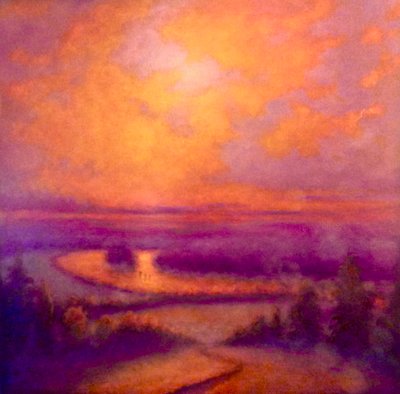 Thames Glow, 2023 af Lee Campbell