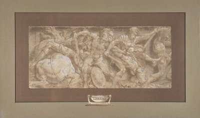 Slagscene, 1511-87. af Lelio Orsi