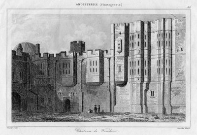 Windsor Castle, Berkshire, 1800-tallet af Lemaitre