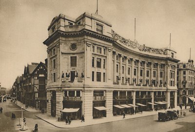 East India House, Libertys Individualized Frontage på New Regent Street, c1935. af Lemere