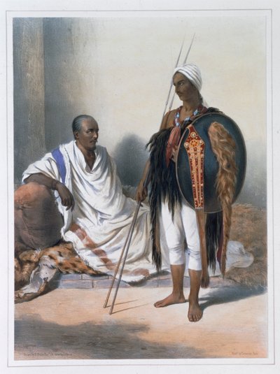 Abessinisk præst og kriger, 1848 af Lemoine