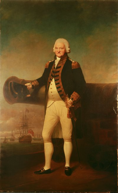 Admiral Sir Peter Parker (1721-1811), ca. 1799 (olie på lærred) af Lemuel Francis Abbott