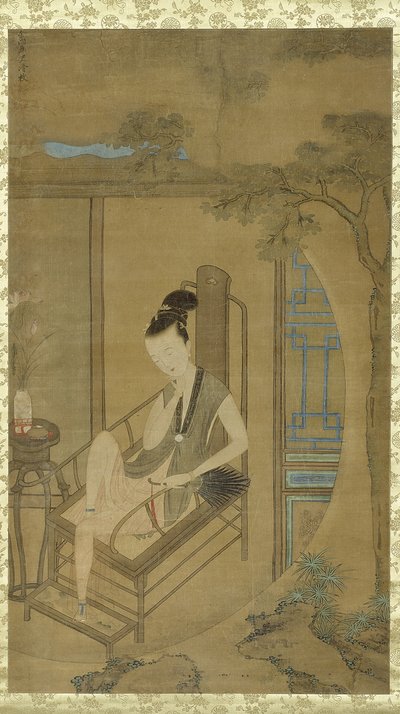 Kvindefantasi, Qing-dynastiet, Kangxi-perioden, ca. 1700-22 af Leng Mei