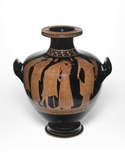 Hydria, eller vandkrukke, 460-450 f.Kr af Leningrad Painter