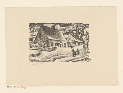 Altenberg (Ertsgebergte) (original titel på objektet) af Leo Gestel (signed by artist)
