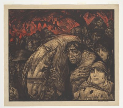Flyveturen fra Belgien (original titel på objektet) af Leo Gestel (signed by artist)