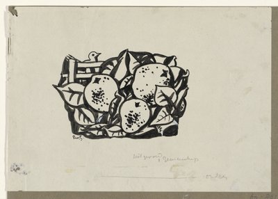 Tre pærer af Leo Gestel (signed by artist)