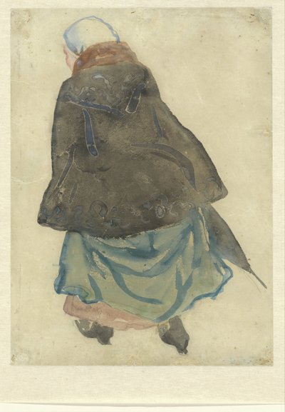 løber kvinde af Leo Gestel (signed by artist)