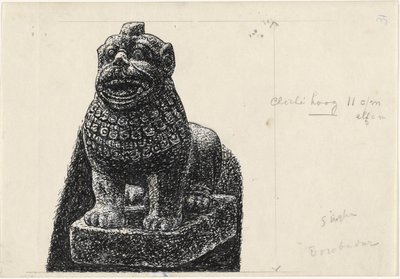 Billede af en løve af Leo Gestel