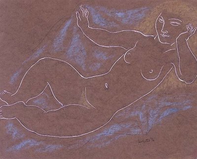 Blond nøgen af Leo Gestel