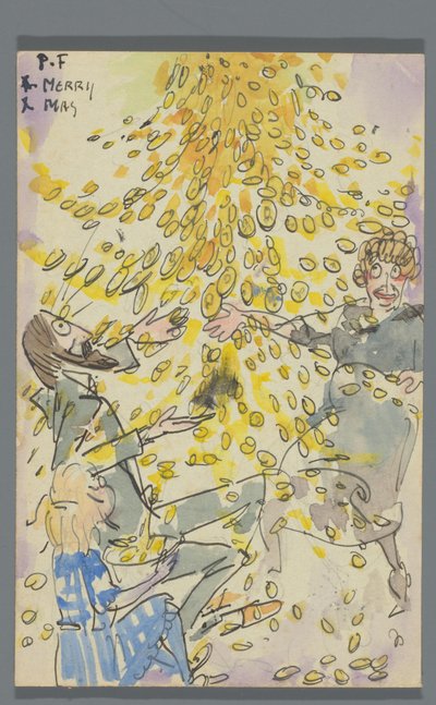 Postkarte an Jan Ponstijn af Leo Gestel