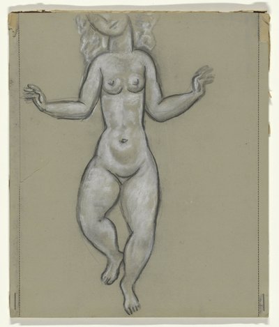 Dansende nøgen kvinde af Leo Gestel