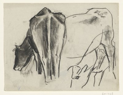 Tre køer af Leo Gestel