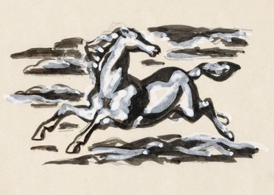 Galoperende hest af Leo Gestel