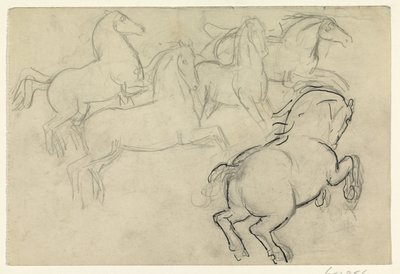 Galoperende heste af Leo Gestel