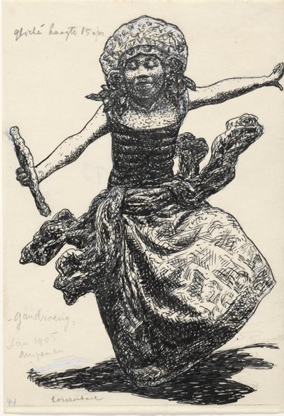 Gandrung danseres i Ampenan af Leo Gestel