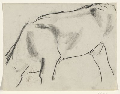 Græsende ko af Leo Gestel
