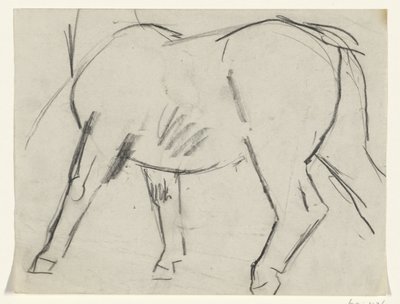 Krop af en hest af Leo Gestel