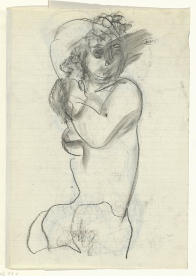 nøgen kvinde af Leo Gestel