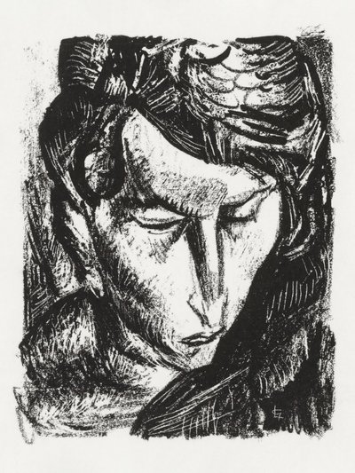 Portræt af en ukendt kvinde (ca. 1891–1941) af Leo Gestel