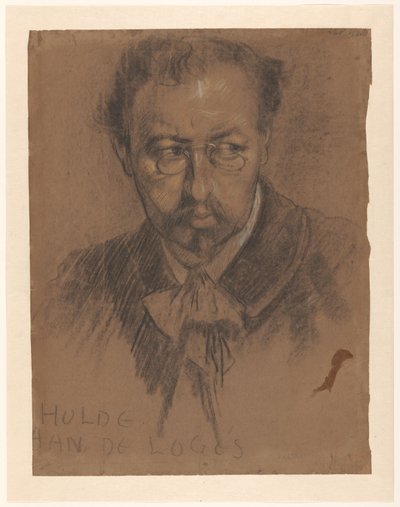 Portræt af Leendert Adriaan Schilt af Leo Gestel