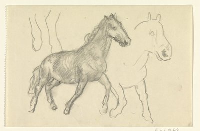 To løbende heste af Leo Gestel