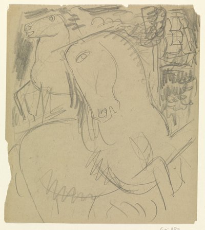 To heste af Leo Gestel