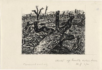 Første Verdenskrig (titel på objekt) af Leo Gestel