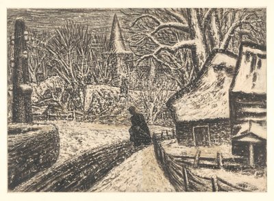 Vinter i Blaricum af Leo Gestel