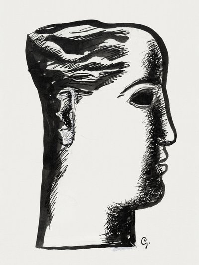 Kvindehoved (ca. 1891–1941) af Leo Gestel