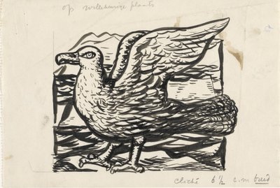 Måge af Leo Gestel