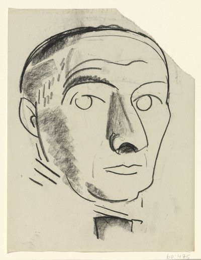 Selvportræt af Leo Gestel