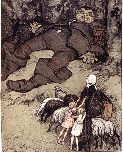 Lille Poulet af Perrault. Illustration af Leo Putz af Leo Putz