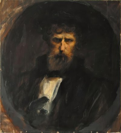 selvportræt af Leo Samberger