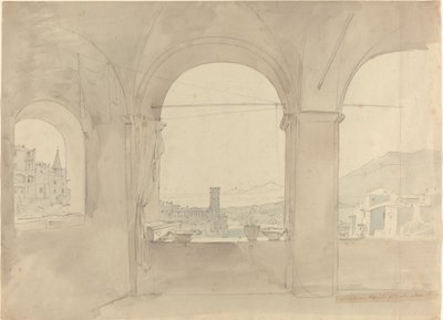 Panorama af Tivoli fra en Loggia af Leo von Klenze
