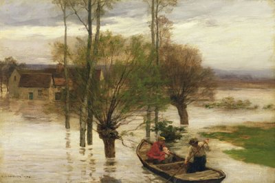 En oversvømmelse af Leon Augustin Lhermitte