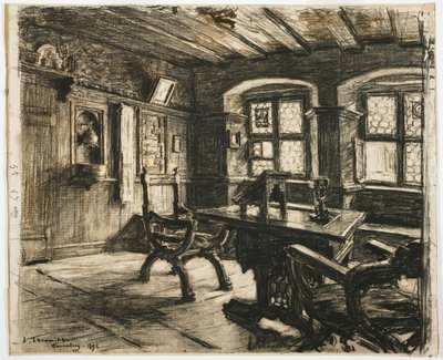 Durers værelse i Nürnberg, 1896 af Leon Augustin Lhermitte