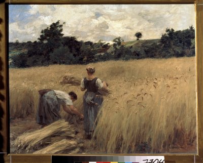 Høstmændene. (høstere). Maleri af Leon Augustin Lhermitte (1844-1925). Fransk kunst, realisme. Pushkin Museum of Fine Arts, Moskva af Leon Augustin Lhermitte