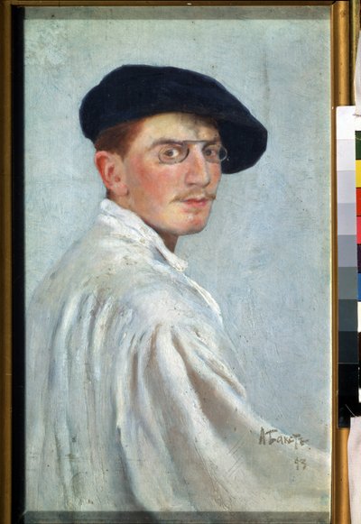 Selvportræt. Maleri af Leon Bakst (1866-1924). Olie på lærred, 34 x 21 cm af Leon Bakst