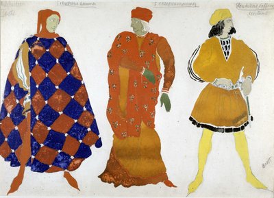 Bakst kostume til "Martyren fra San Sebastian" af Leon Bakst