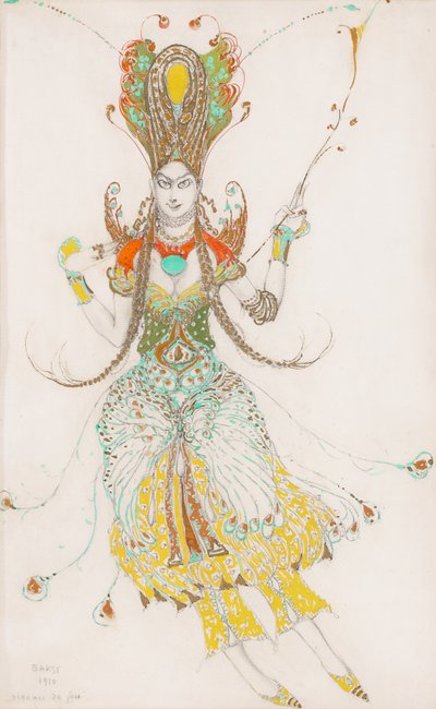 Kostumedesign til Tamara Karsavina som 