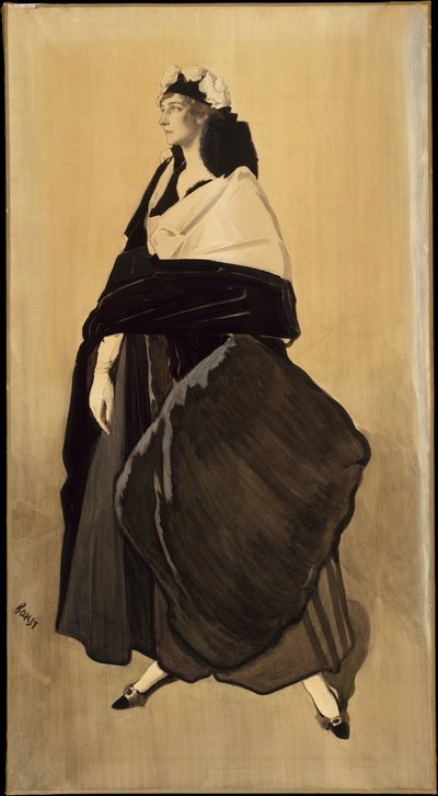 Ida Rubinstein - Portrait of the Russian dancer Ida Rubinsteindani af Leon Bakst