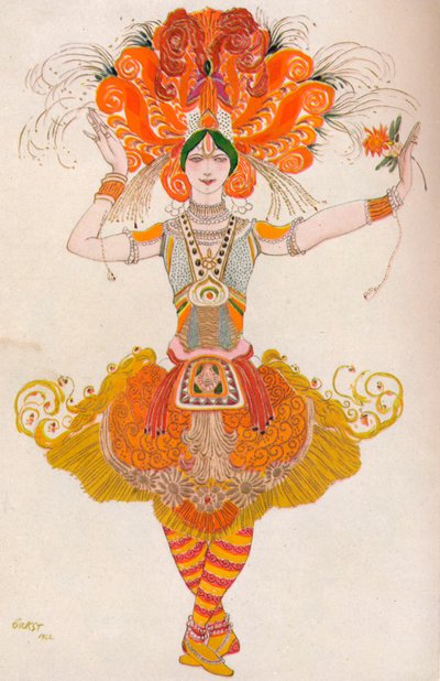 Ildfugl, 1922, 1923 af Leon Bakst