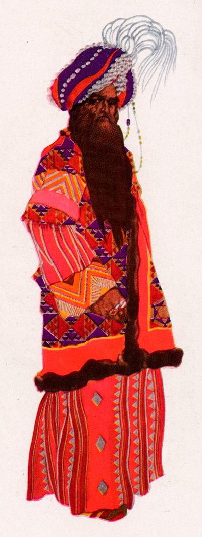 Le Sultan Samarcande, 1922, 1923 af Leon Bakst