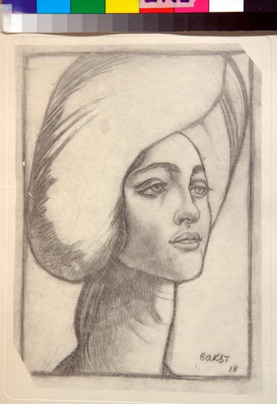 Portræt af Madame T af Leon Bakst