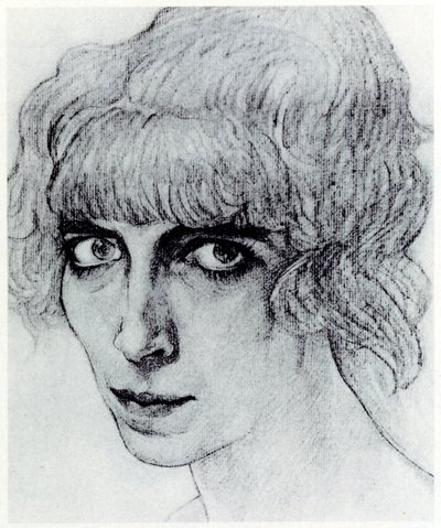Portræt af Marchesa Luisa Casati, 1912 af Leon Bakst